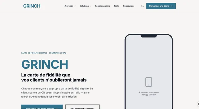 Grinch SaaS — outil digital proposé par CreativConflans Conflans-Sainte-Honorine (78)